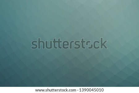 Light BLUE vector abstract polygonal texture. Triangular geometric sample with gradient.  Completely new design for your business.