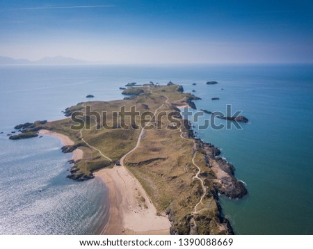 Llanddwyn Bay Island Anglesey Wales Great Britain