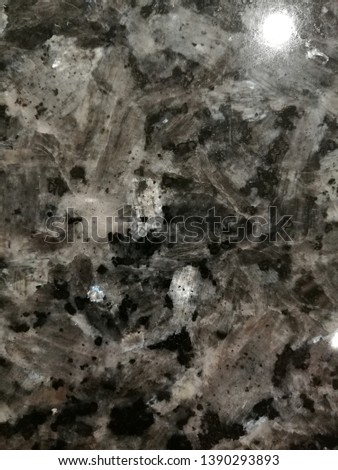 Close up to marble table top