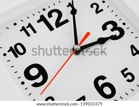 Clock close up