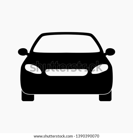 car icon vector isolated illustration