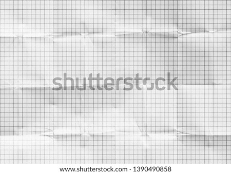 White graph paper background texture