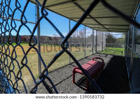 Baseball & Softball School Field Royalty-Free Stock Photo #1390583732