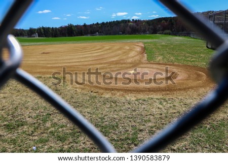 Baseball & Softball School Field Royalty-Free Stock Photo #1390583879