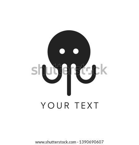 The concept of logos, icons, octopuses