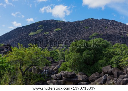 Black Mountain - Kalkajaka or Place Of Spears in Far North Queensland South of Cooktown  Royalty-Free Stock Photo #1390715339