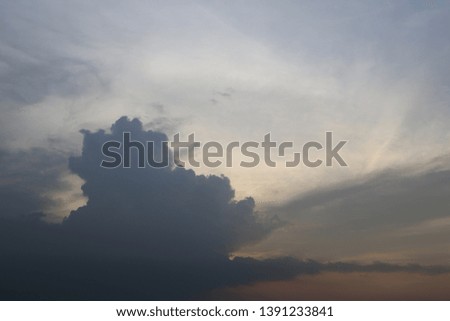 Sunset Sky Background , Colorful sky in twilight time background, dramatic twilight sky.