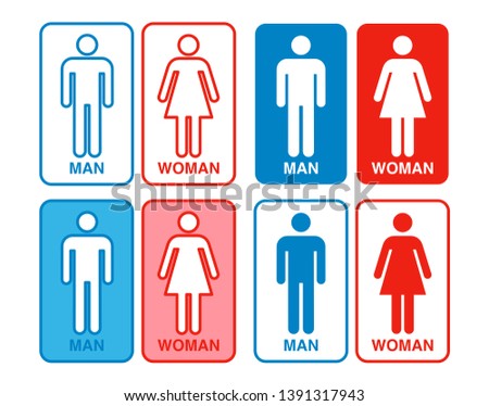 Toilet mark pictogram , vector illustration