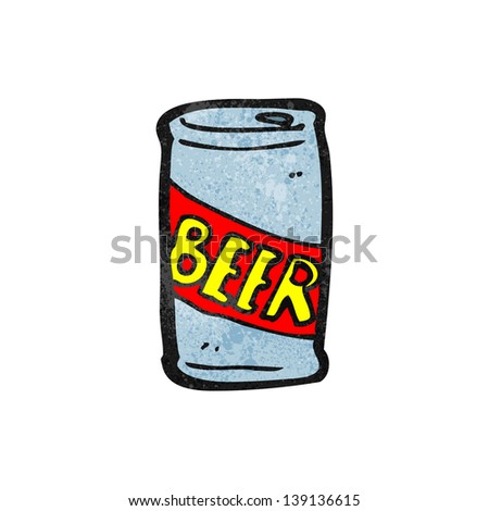 cartoon can of beer