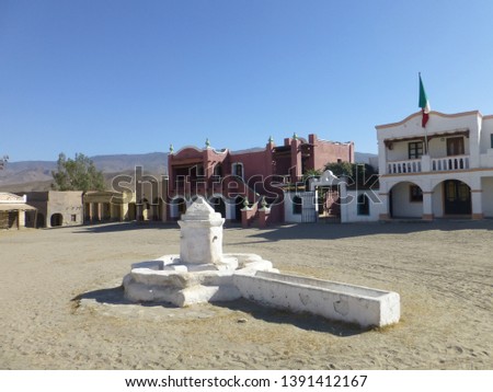Western village of Tabernas. Mexico- Texas location for  films. Almeria,Spain