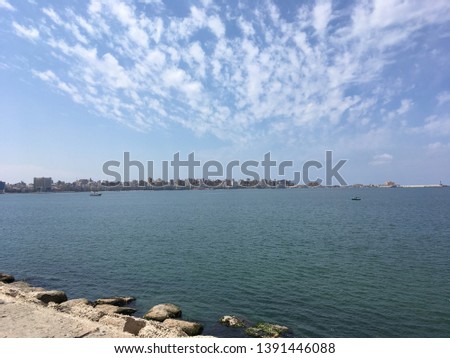 Picture of the beach in Alexandria