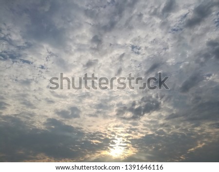 dark blue sky and cloud image