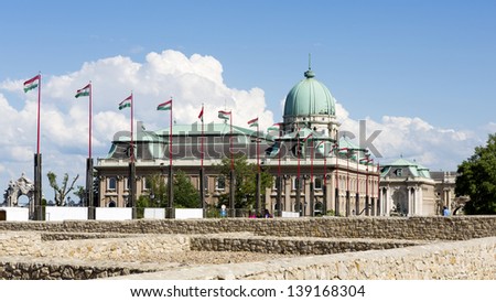 The National Gallery Building in the Buda Castle, Budapest