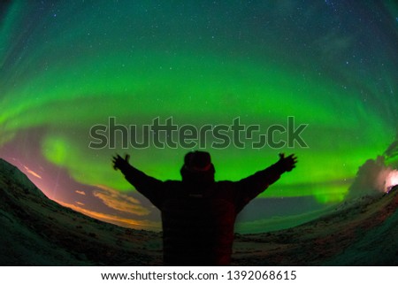 Beautiful Northern Lights (aurora borealis)