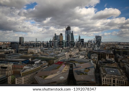 The City of London from St Pauls