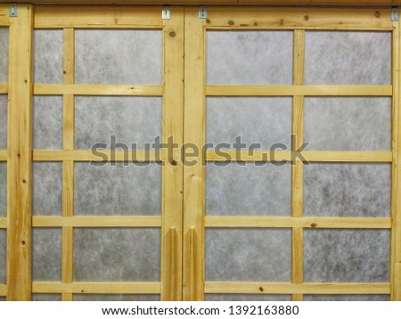 Different types of doors, walls and walls are used as background images.