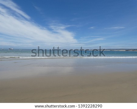 Public beach, Pacific ocean, Monteray, California, USA