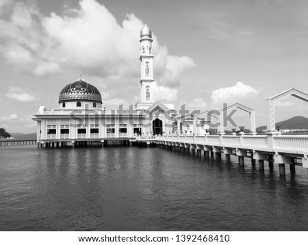 The floating mosque of Pangkor Island taken during road trip using iPhone