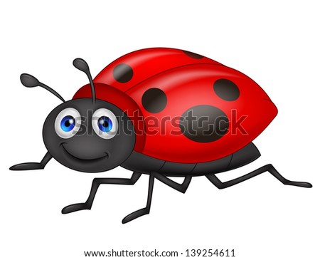 Cute ladybug cartoon	