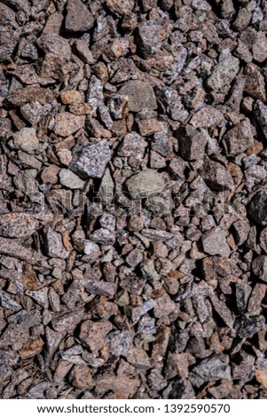 Gravel texture. Background image. Photo close up.