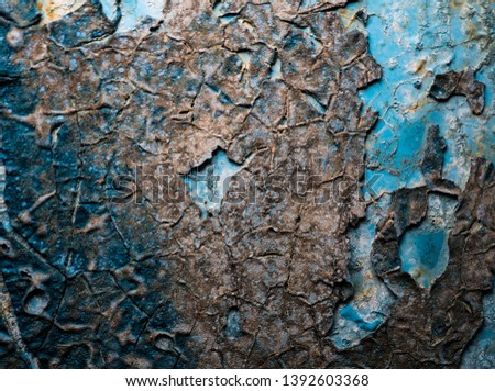 Texture of old painted surfaces. Background image. Macro photo.