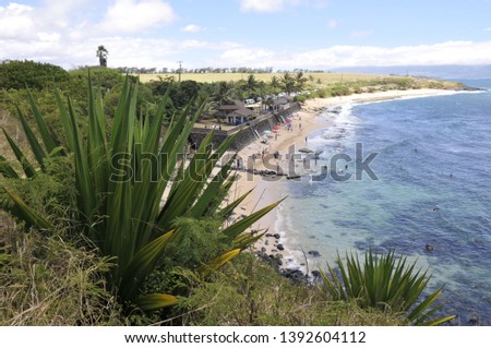 Beach Overlook Hawaii Maui Hookipa