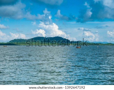 Sea views of Koh Payam Island. Ranong Province, Thailand.