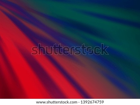 Dark Blue, Red vector glossy abstract template. Shining colorful illustration in a Brand new style. The elegant pattern for brand book.