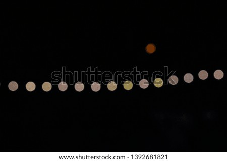 Blurred Bokeh light, dot, dark background