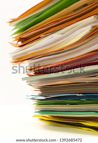 Paper folder in cardboard sleeve