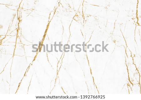 White gold marble texture pattern background with high resolution design for cover book or brochure, poster, wallpaper background or realistic business.