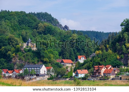 Rathen / Germany in the Saxon Switzerland