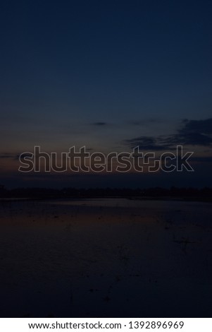 Beautiful scenery before sunset in the afternoon - sunset background