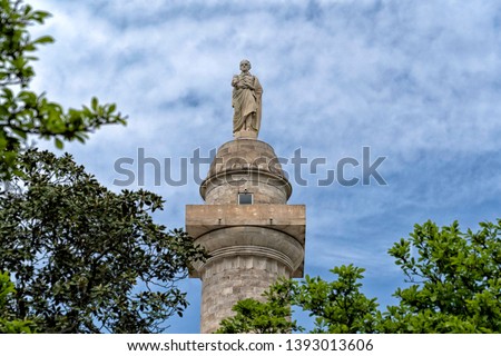 washington monument in baltimore maryland place 