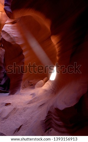 Antelope Canyon. Probably the most visited and photographed slot canyon in the South West. Upper Antelope Canyon. Navajo Nation,  Arizona,USA.