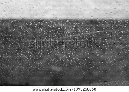 black and white Water droplet background
