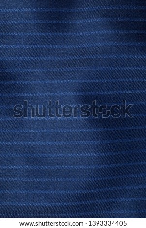 Beautiful fabric, texture of a blue  fabric, mock-up, for men's suit