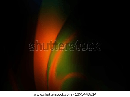 Dark Orange vector modern bokeh pattern. A completely new color illustration in a bokeh style. The background for your creative designs.