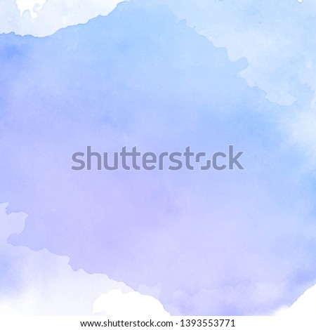 Abstract watercolor decorative background vector