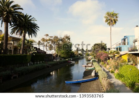 Venice Canal Historic District is a district in the Venice section of Los Angeles, California. The district is noteworthy for its man-made canals built in 1905 by developer Abbot Kinney.