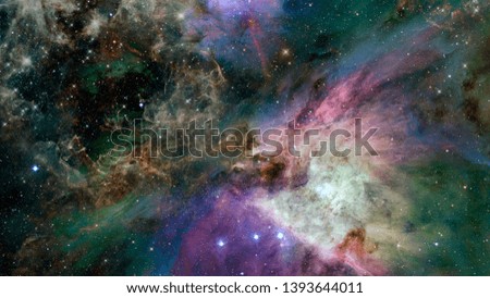 Beautiful nebula, mysterious universe and bright stars in outer space. Elements of this image furnished by NASA