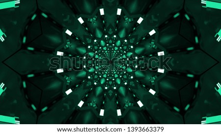 Turquoise abstract digital 3d animation background endless