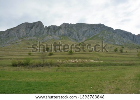 Piatra Secuiului (Szekelyko) mountain by Rimetea village in Transylvania, Romania