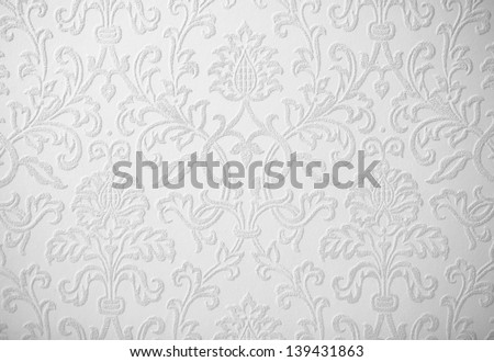 light gray baroque wallpaper background
