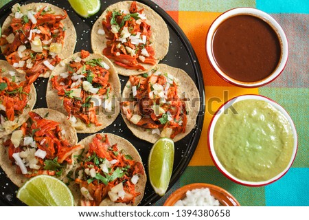 tacos al pastor, mexican taco, street food in mexico