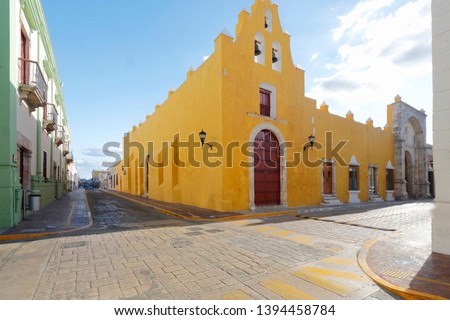San Francisco de Campeche is a city in Mexico and was founded in 1540 by Spanish conquerors.