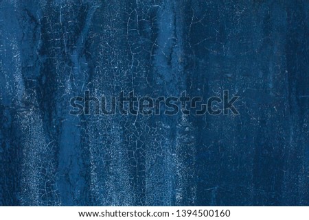 Old dark blue textures wall background. Perfect background with space. 