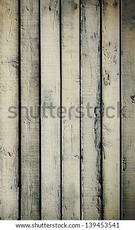 Vertical orientated wooden boards