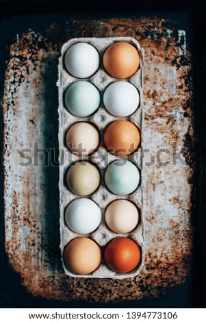 Eggs of a few types