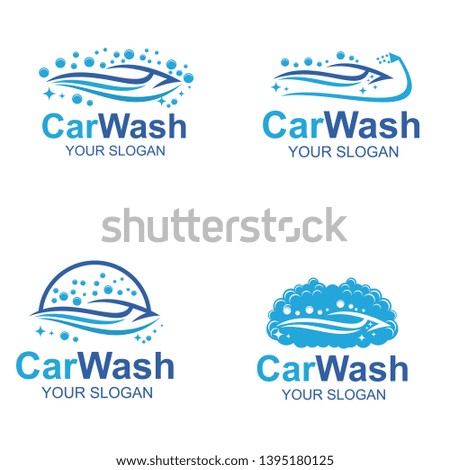 Car wash Logo Template Design